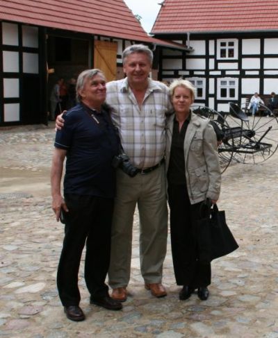 Bruno (links) mit Gisela Seipenbusch und Roman de Malachiński