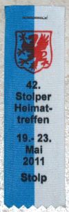 Festabzeichen 42. Stolper Heimattreffen 2011